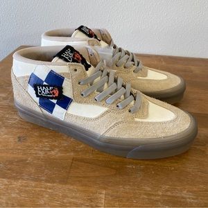 Women’s Size 9.5 - Vans Half Cab 33 DX ROKIT Pebble Gray Translucent sole